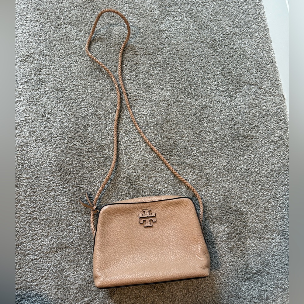 Tory Burch Tan Leather Crossbody Bag